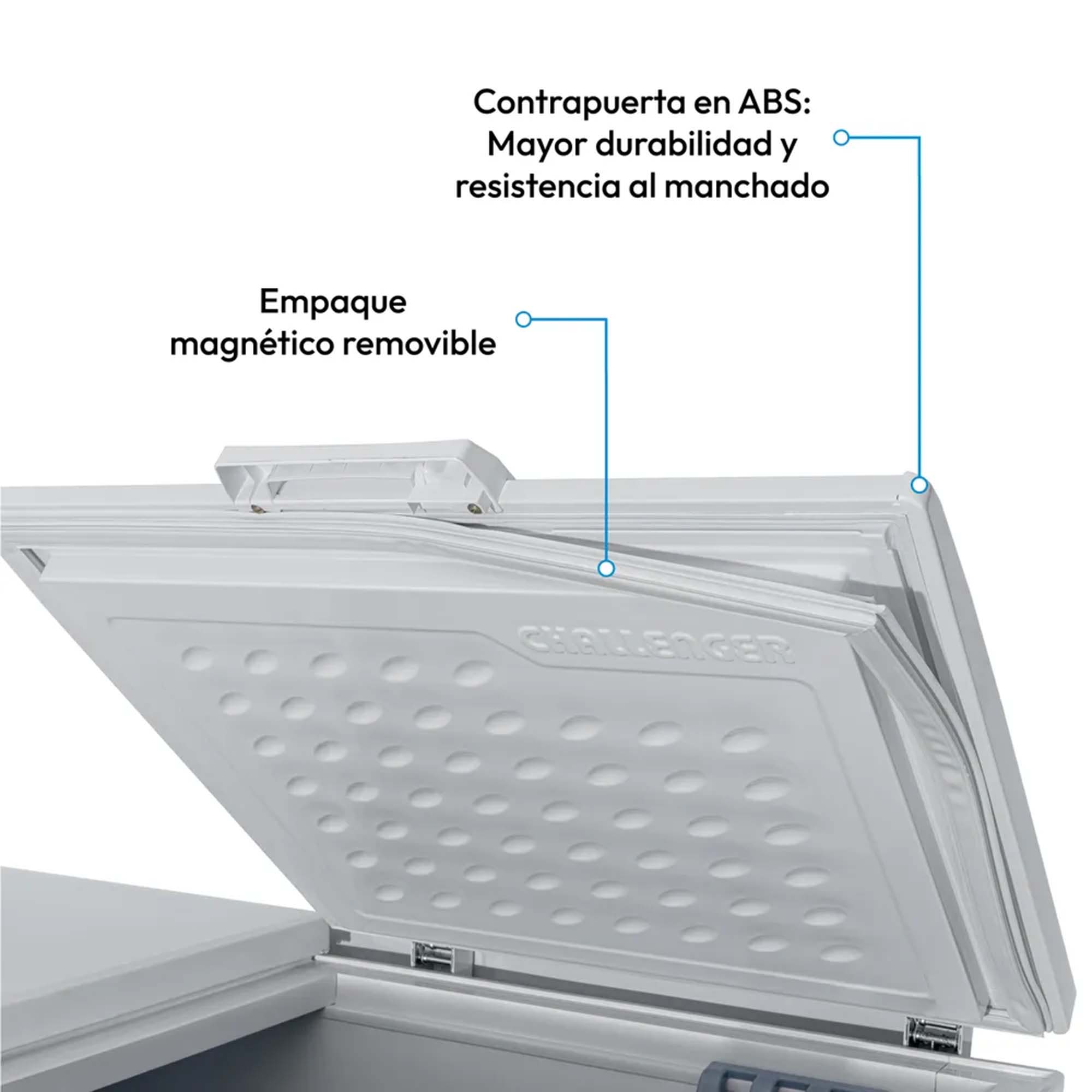 Congelador Doble Puerta Horizontal 535L Challenger CH396