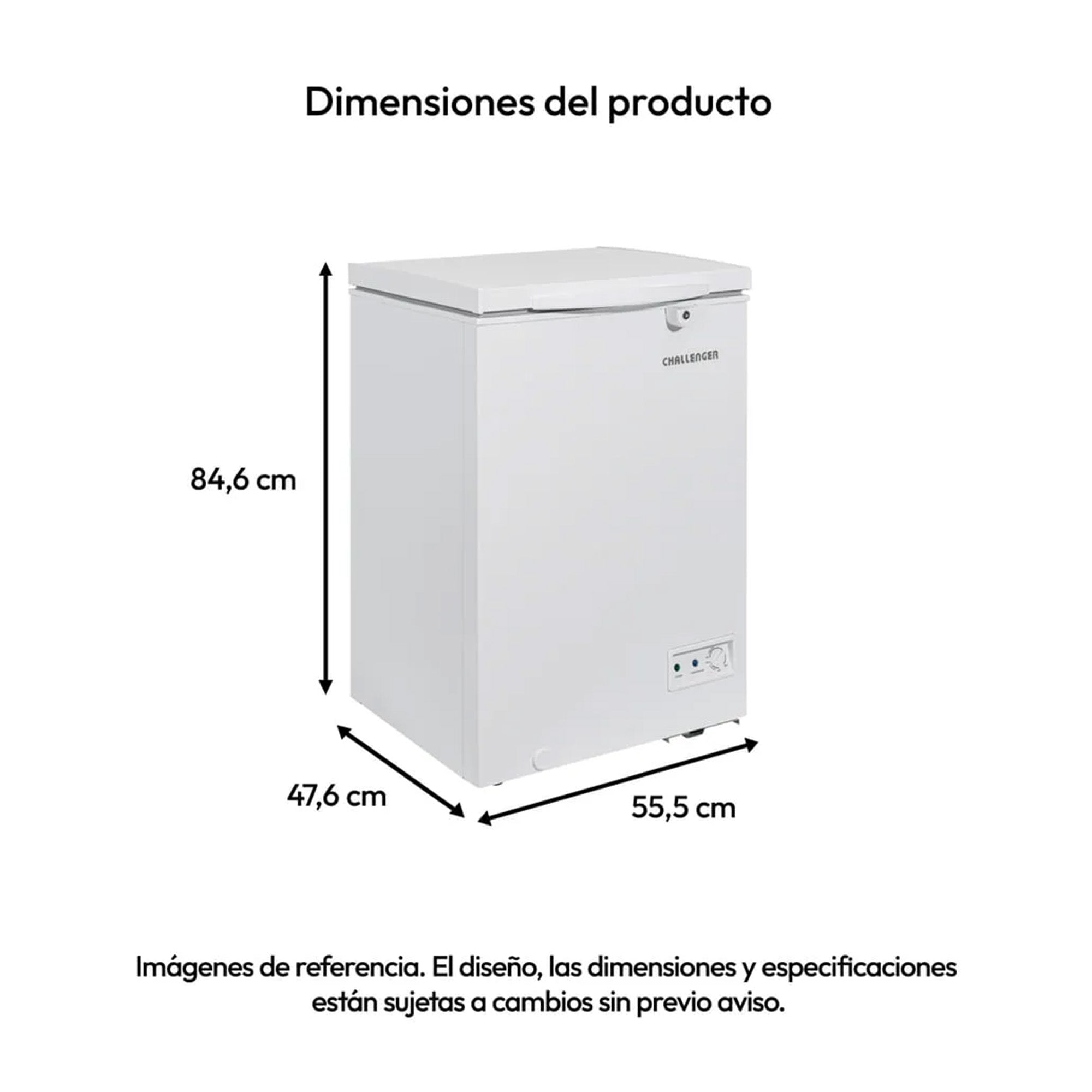 Congelador Horizontal 100L Challenger CH-100