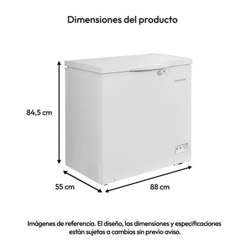 Congelador Horizontal 204L Challenger CH199
