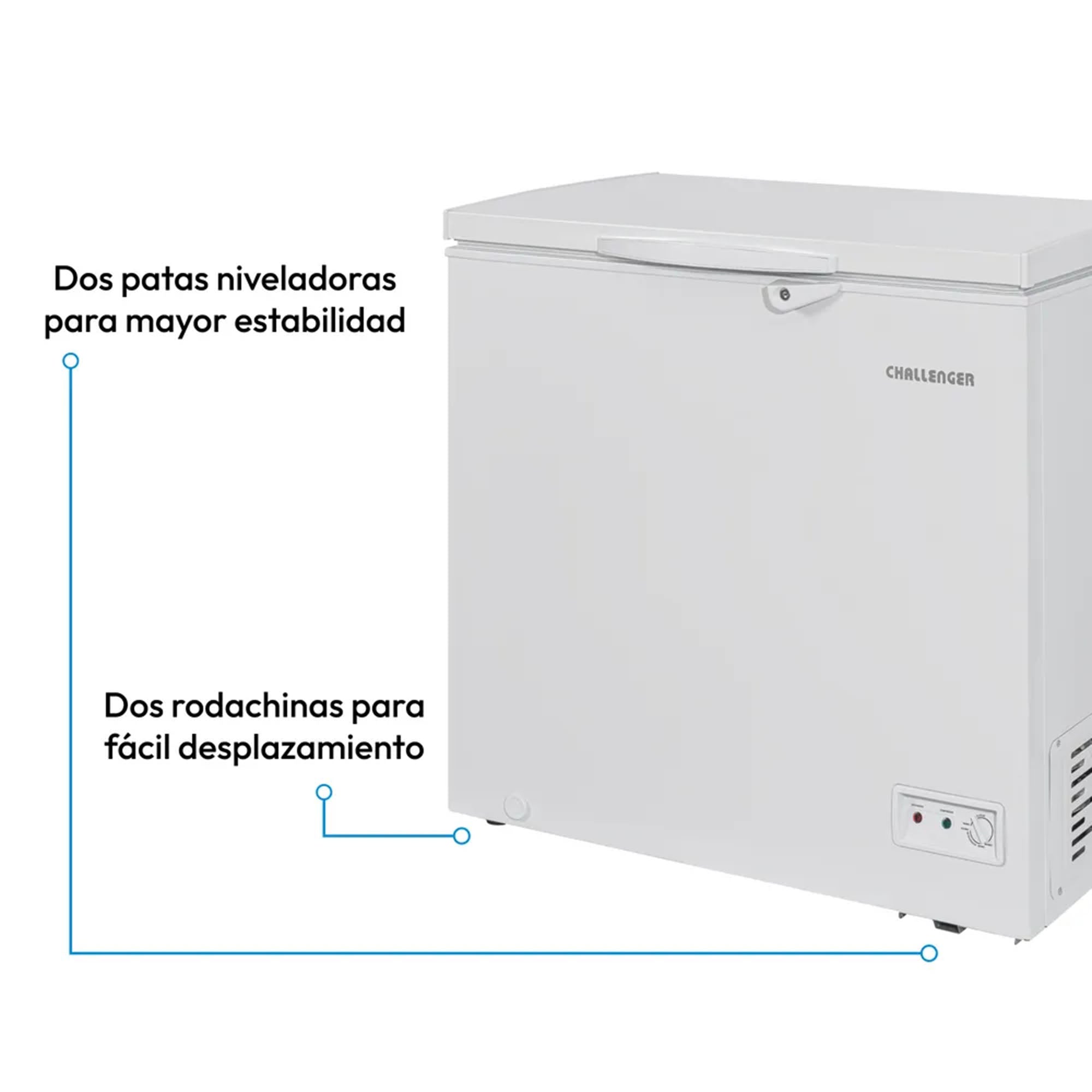 Congelador Horizontal 204L Challenger CH199