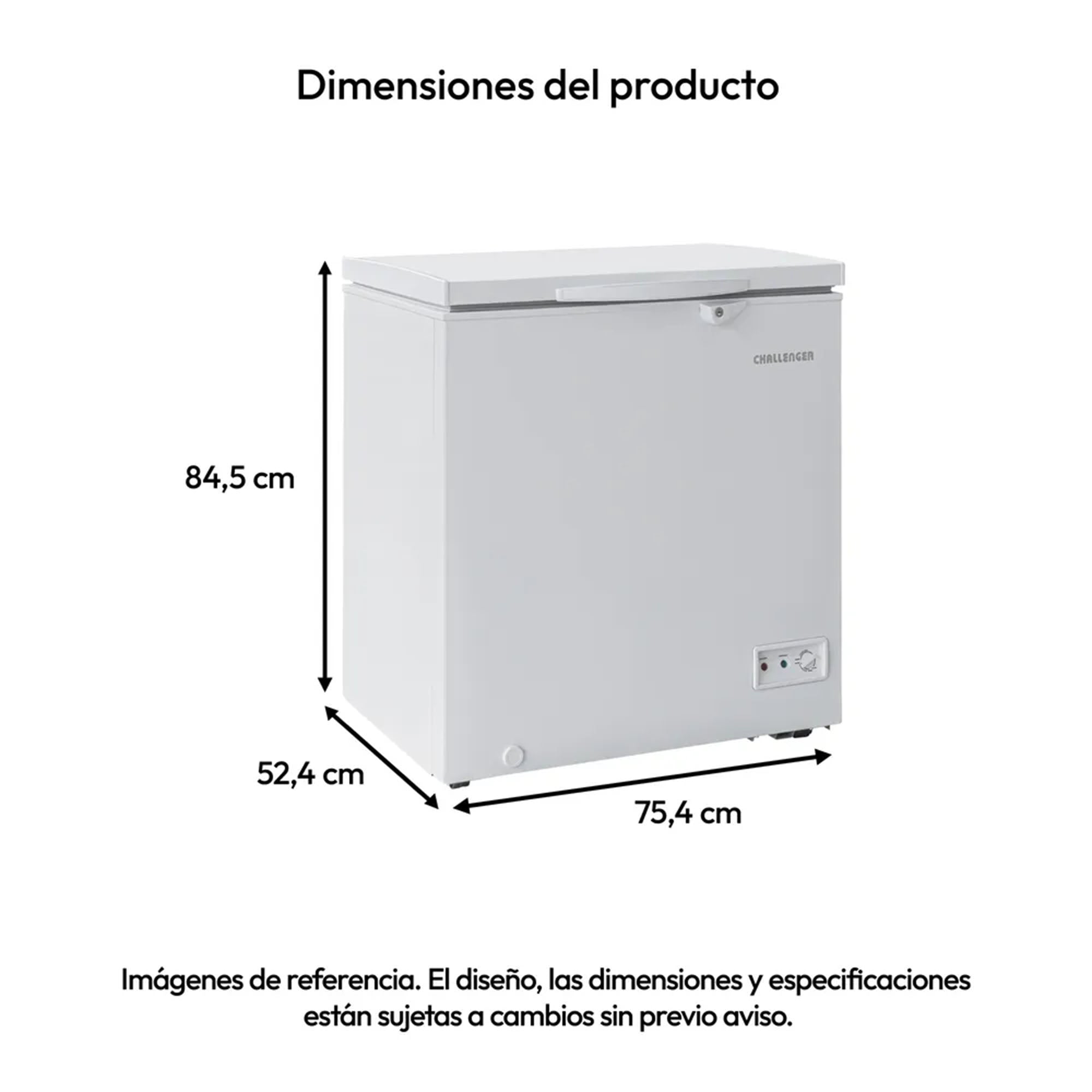 Congelador Horizontal 152L Challenger CH226