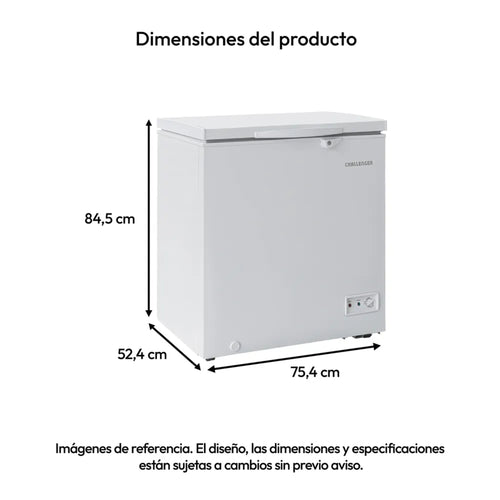 Congelador Horizontal 152L Challenger CH226