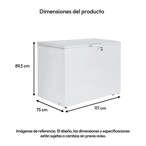 Congelador Horizontal 387L Challenger CH363