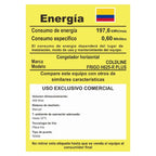 Congelador Horizontal Doble Puerta 575L Indufrial Frigo H625-RHC