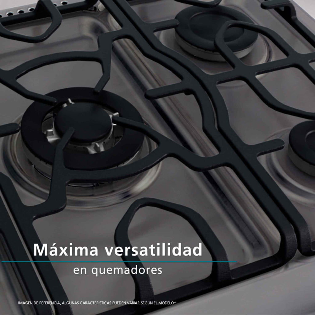 Estufa de Piso a Gas 6 Puestos Mabe EMC7630NFX0