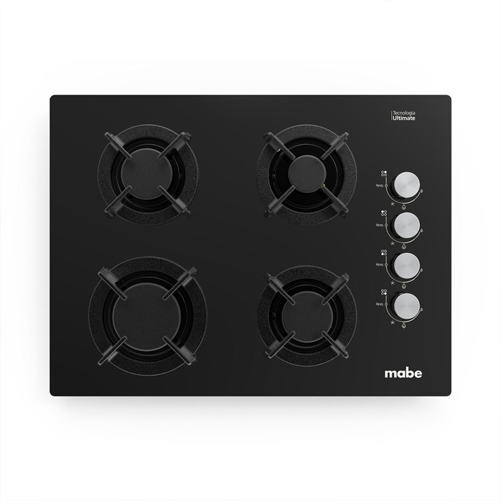Estufa de Empotrar 60 cm Vidrio Templado Negra Mabe PM6046V0