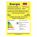 Estufa de Empotrar 76 cm Vidrio Negro Mabe PM7650GV0
