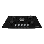 Estufa de Empotrar 76 cm Vidrio Negro Mabe PM7650GV0