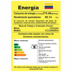 Estufa de Piso 4 Puestos Gas Natural Centrales CCC20ANXN-6 52 cm