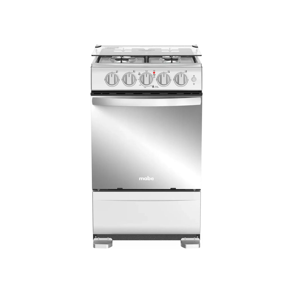 Estufa de Piso 4 Puestos Gas Natural Mabe EMC5140ANG0 52 cm Inox