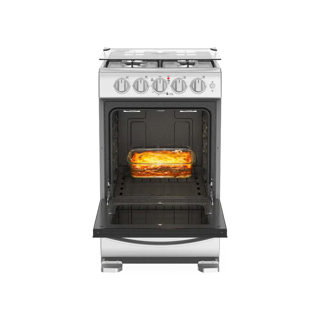 Estufa de Piso 4 Puestos Gas Natural Mabe EMC5140ANG0 52 cm Inox