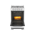 Estufa de Piso 4 Puestos Gas Natural Mabe EMC5140ANG0 52 cm Inox