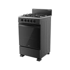 Estufa de Piso Gas 20″ Negro Midea MGS20FS1BFAWB-CO