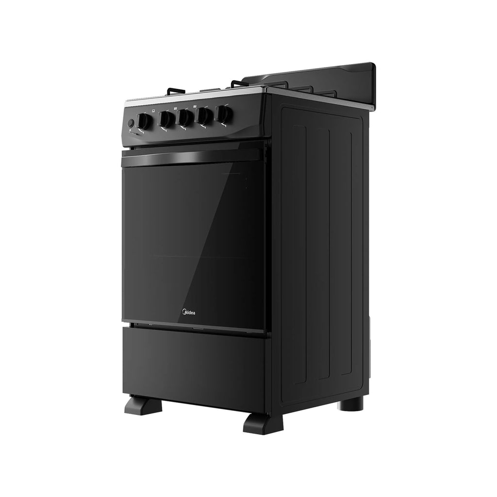 Estufa de Piso Gas 20″ Negro Midea MGS20FS1BFAWB-CO