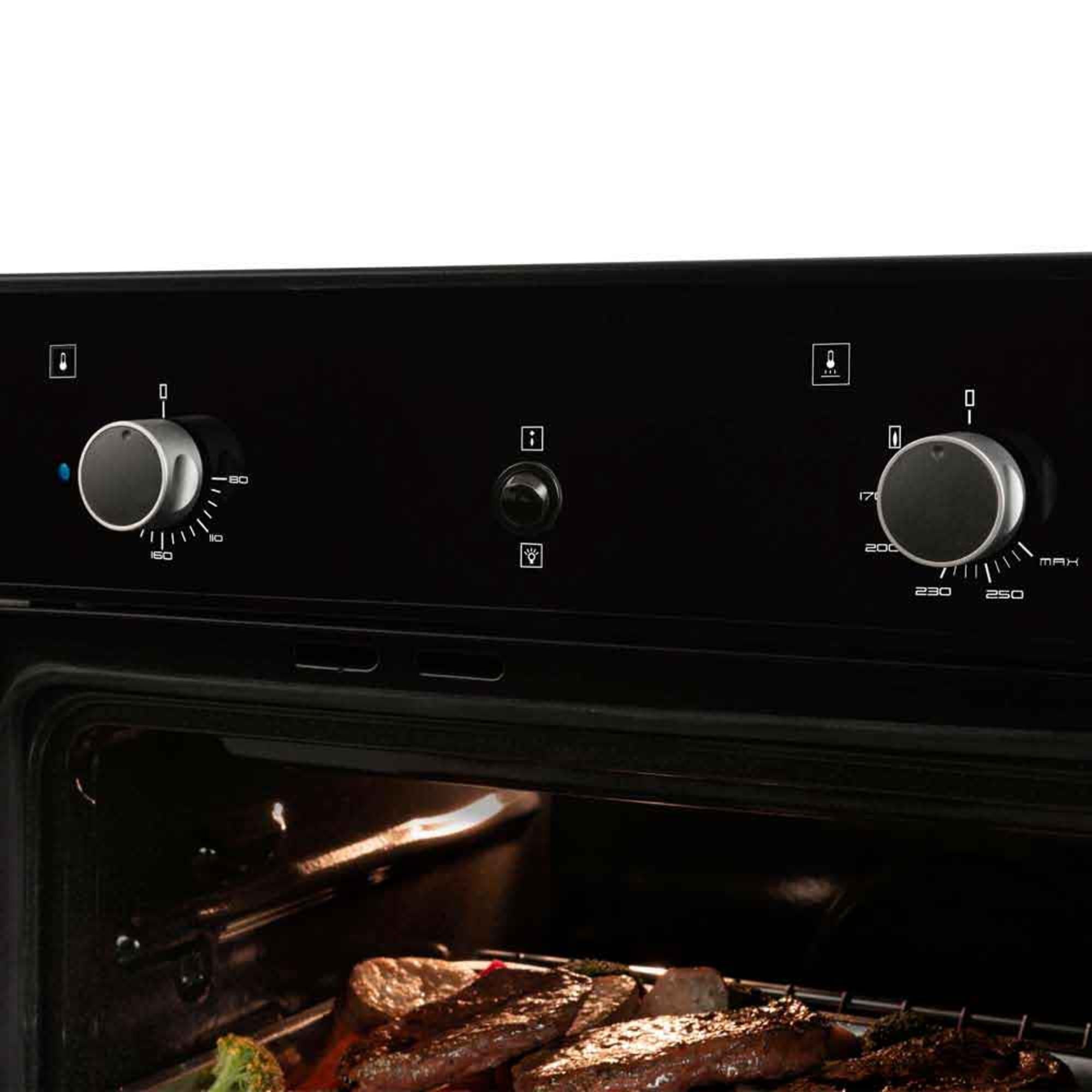 Horno a Gas Negro Mixto 52Lts 60cm 120V Challenger HG 2560