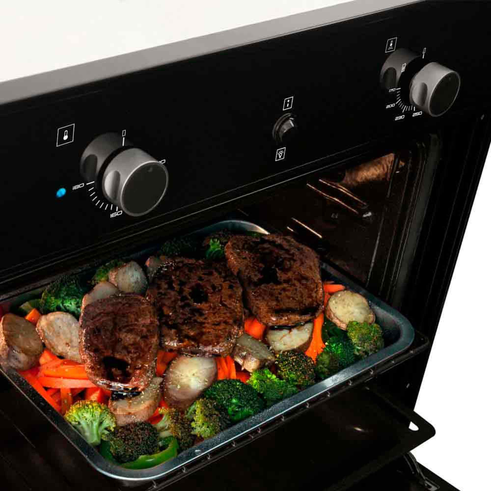 Horno a Gas Negro Mixto 52Lts 60cm 120V Challenger HG 2560