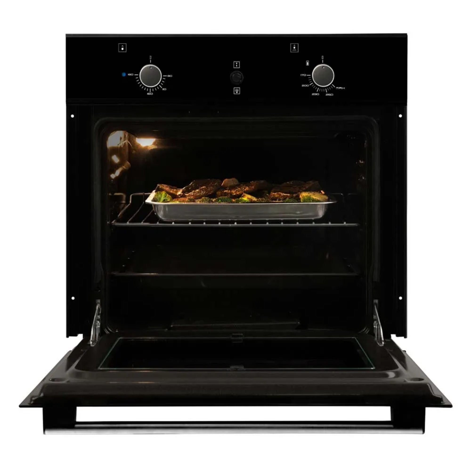 Horno a Gas Negro Mixto 52Lts 60cm 120V Challenger HG 2560