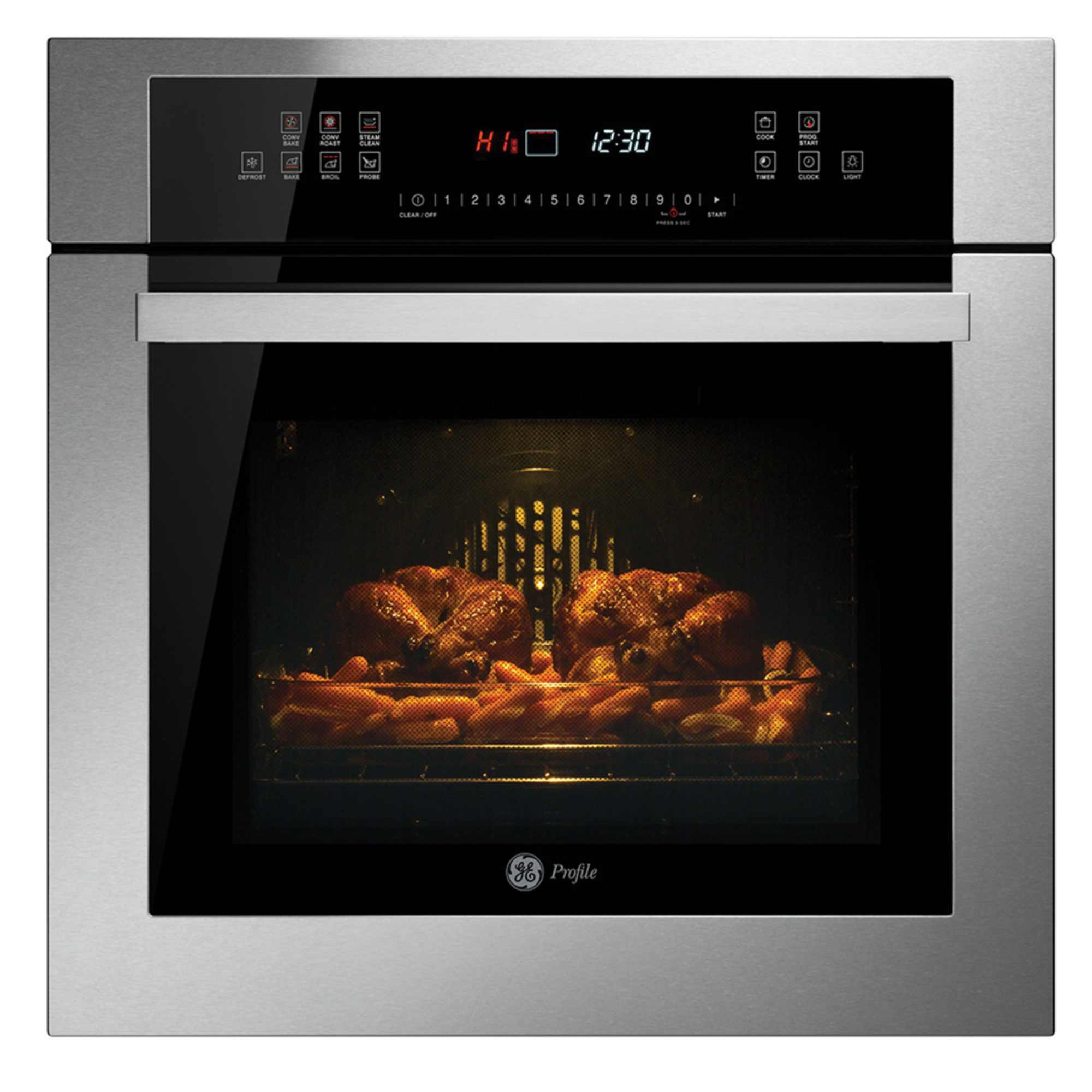 Horno de empotre a gas 60 cm Inoxidable GE Profile HGP6065LWAI0