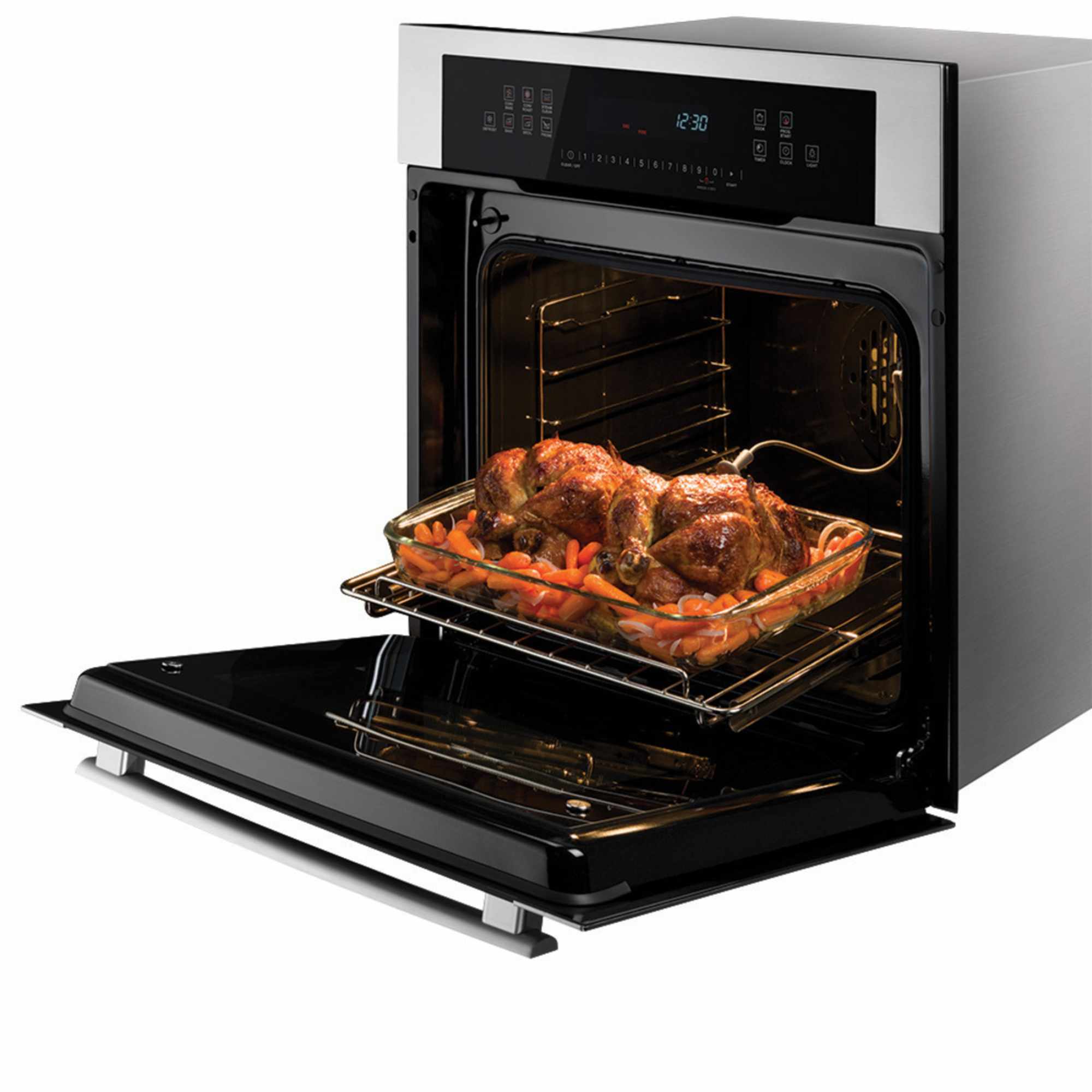 Horno de empotre a gas 60 cm Inoxidable GE Profile HGP6065LWAI0