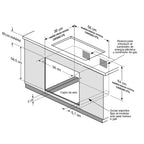 Horno de empotre a gas 60 cm Inoxidable GE Profile HGP6065LWAI0