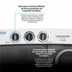 Lavadora Semiautomática 11 Kg Challenger CW4711