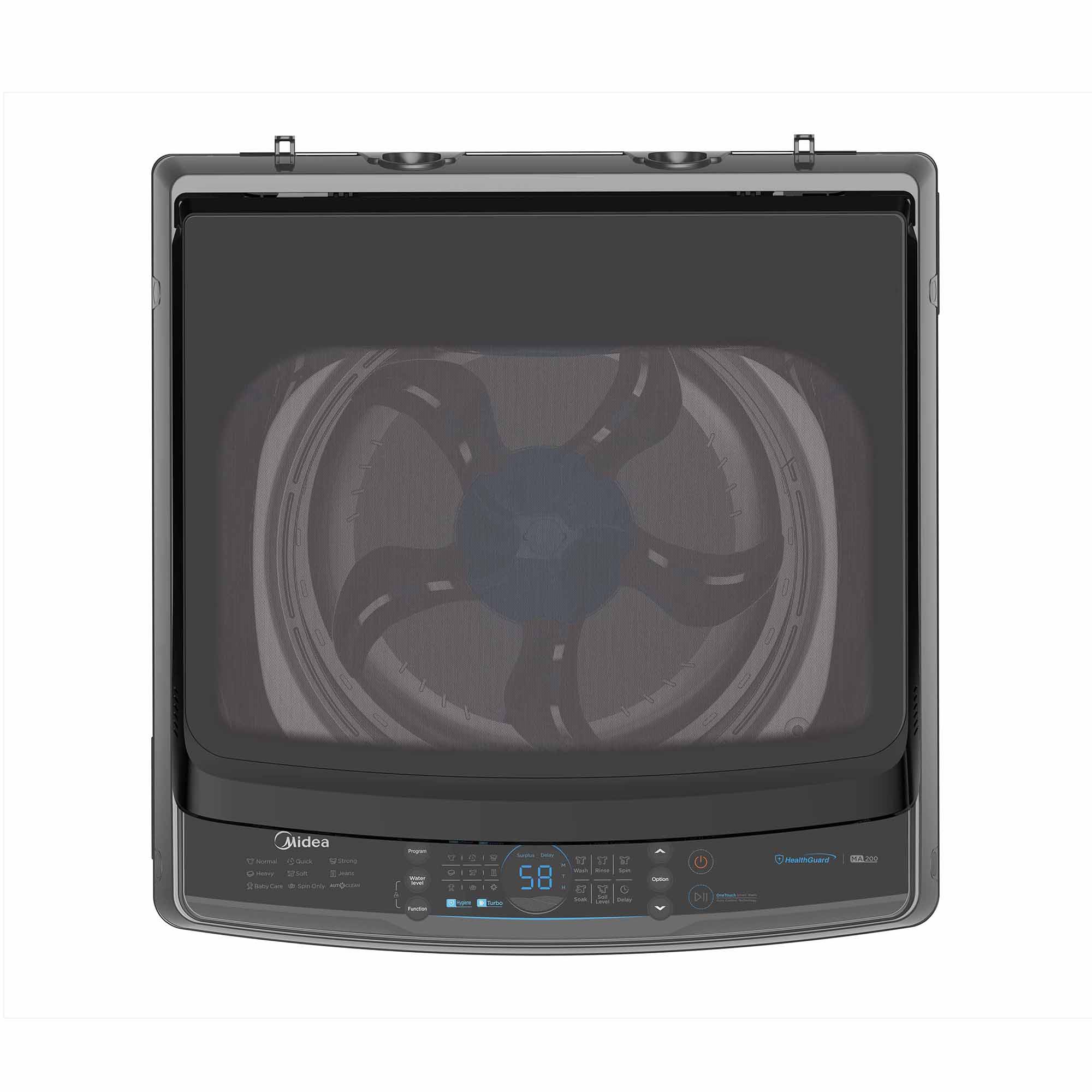 Lavador Automática Carga Superior Midea 13 Kg 3D Cyclone Gris MA200W130/G-CO