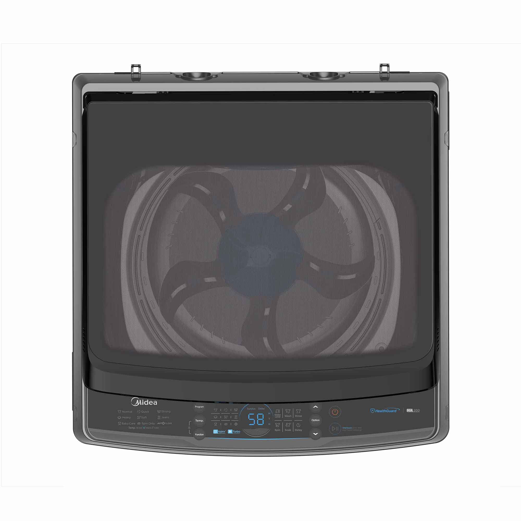 Lavador Automática Carga Superior Midea 13 Kg 3D Cyclone Gris MA200W130/G-CO
