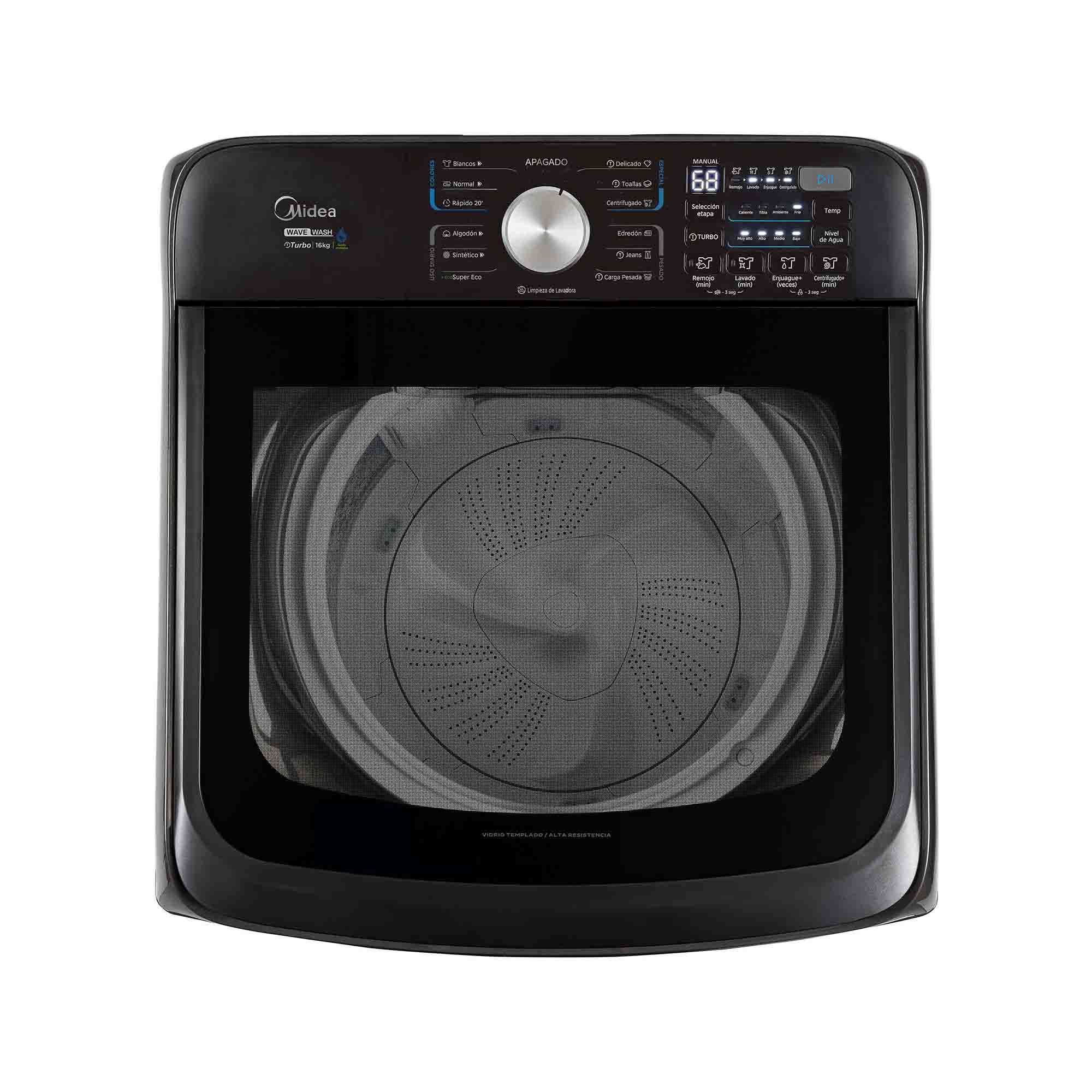 Lavadora Automática Carga Superior Midea 16 Kg Wave Wash - MA512W160/T-CO