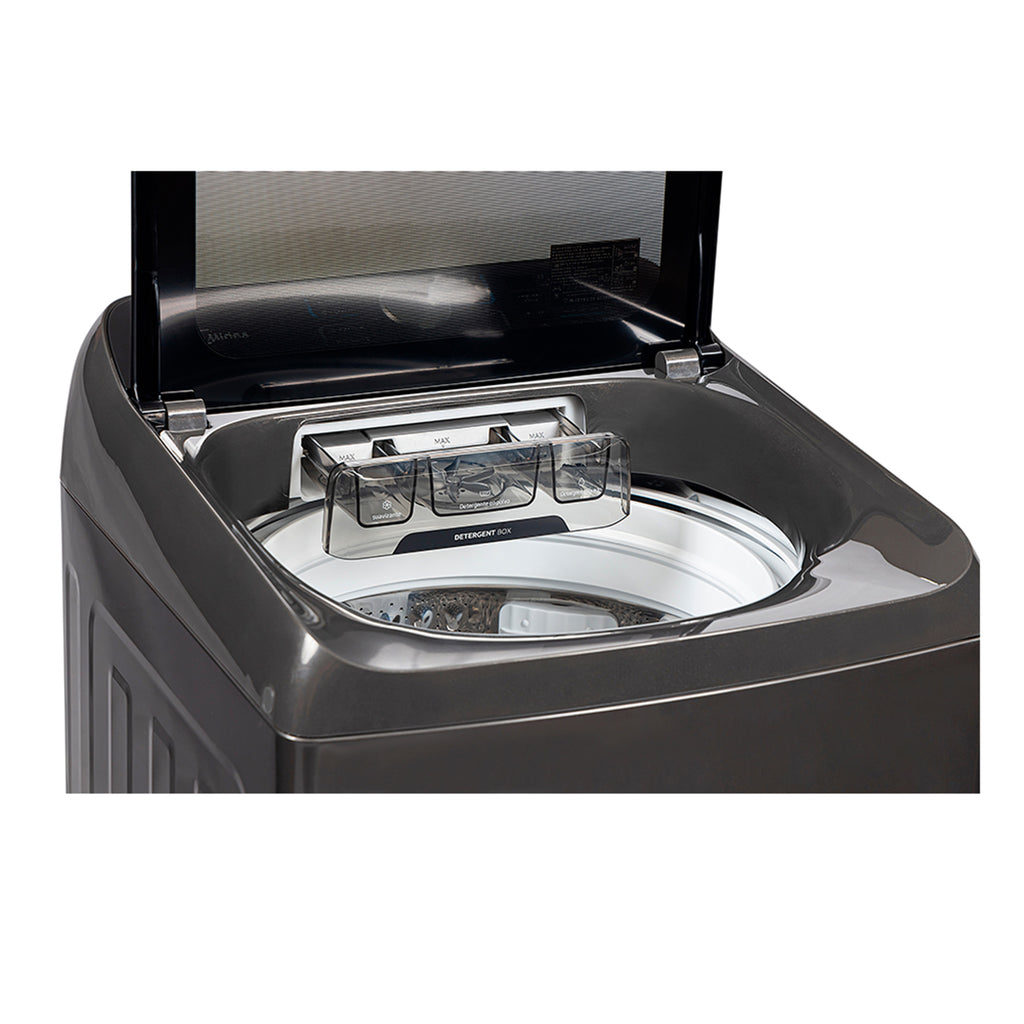 Lavadora Automática Carga Superior Midea 18 Kg Wave Wash Titanio - MA512W180/T-CO