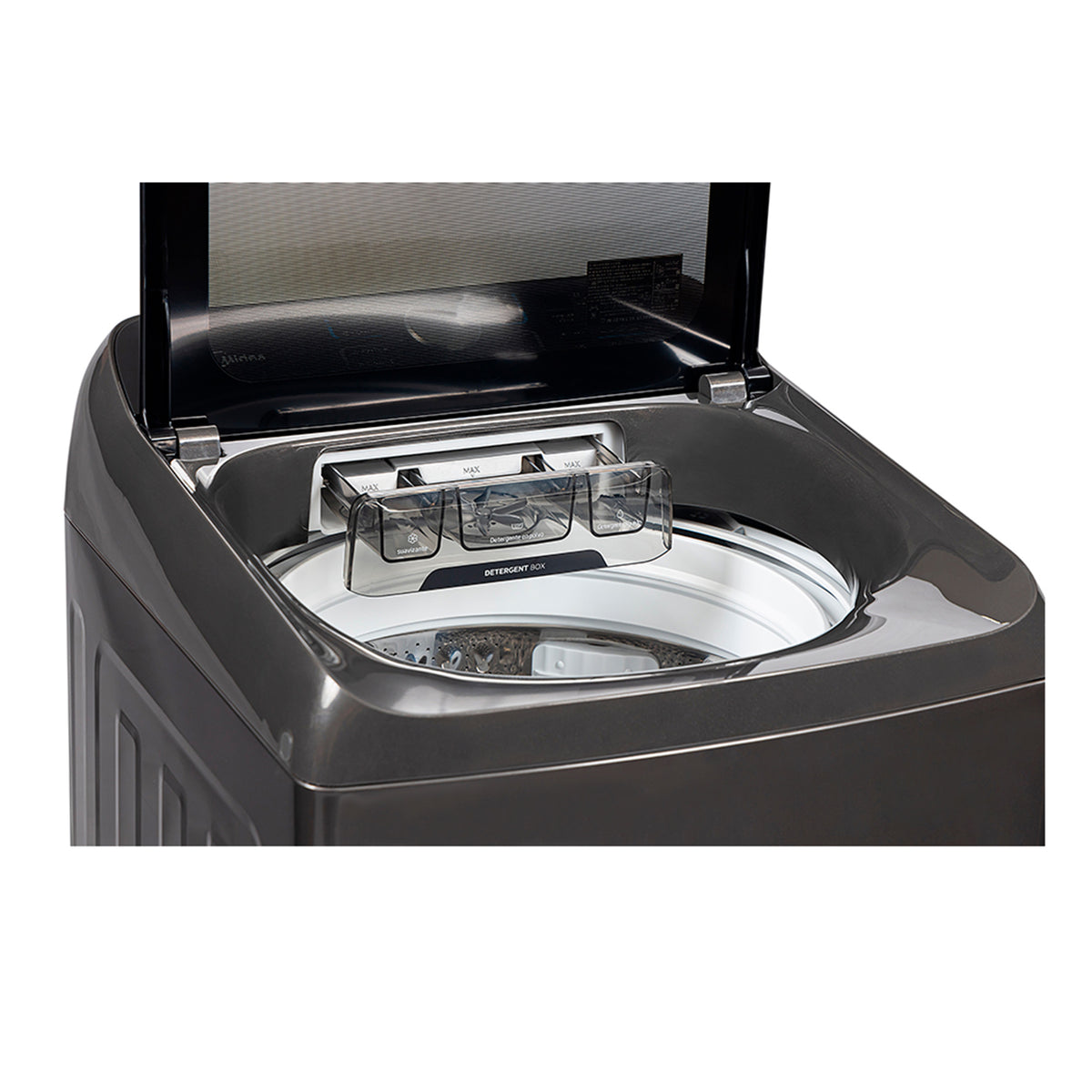 Lavadora Automática Carga Superior Midea 18 Kg Wave Wash Titanio - MA512W180/T-CO