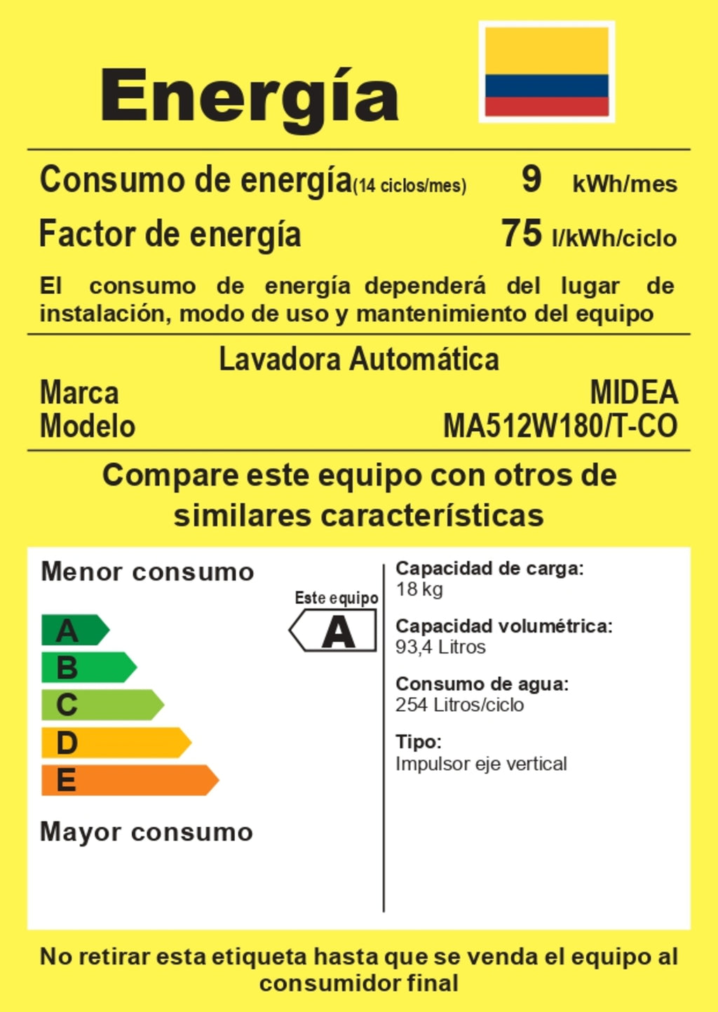 Lavadora Automática Carga Superior Midea 18 Kg Wave Wash Titanio - MA512W180/T-CO