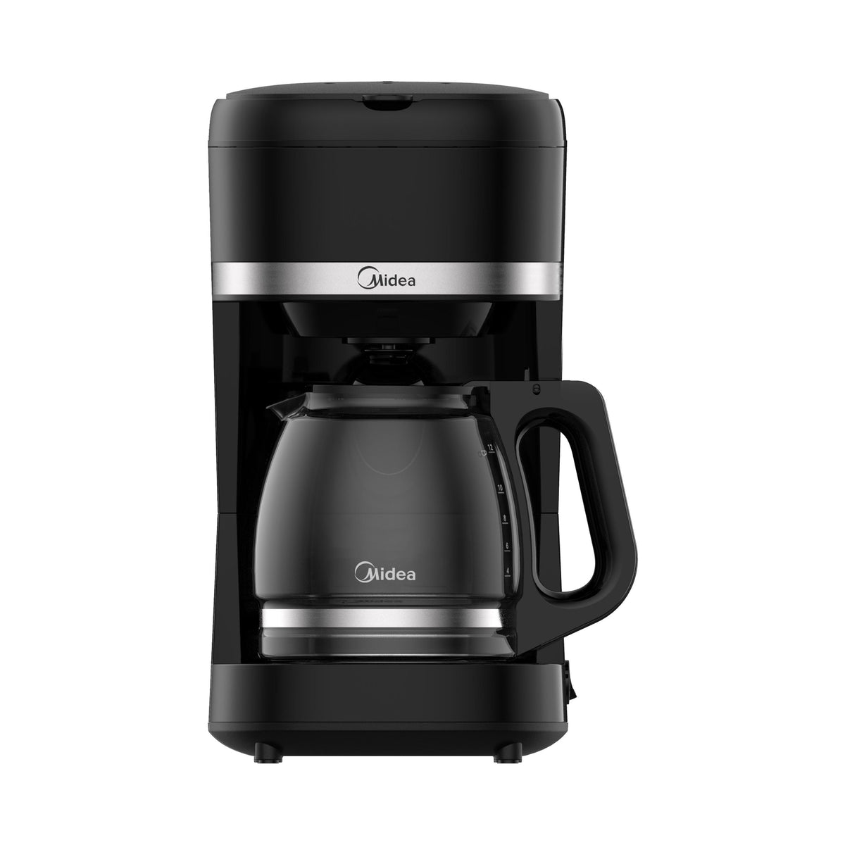 Cafetera de Goteo 10 Tazas 2,5 L Negra Mecánica Midea MCD12MWCK