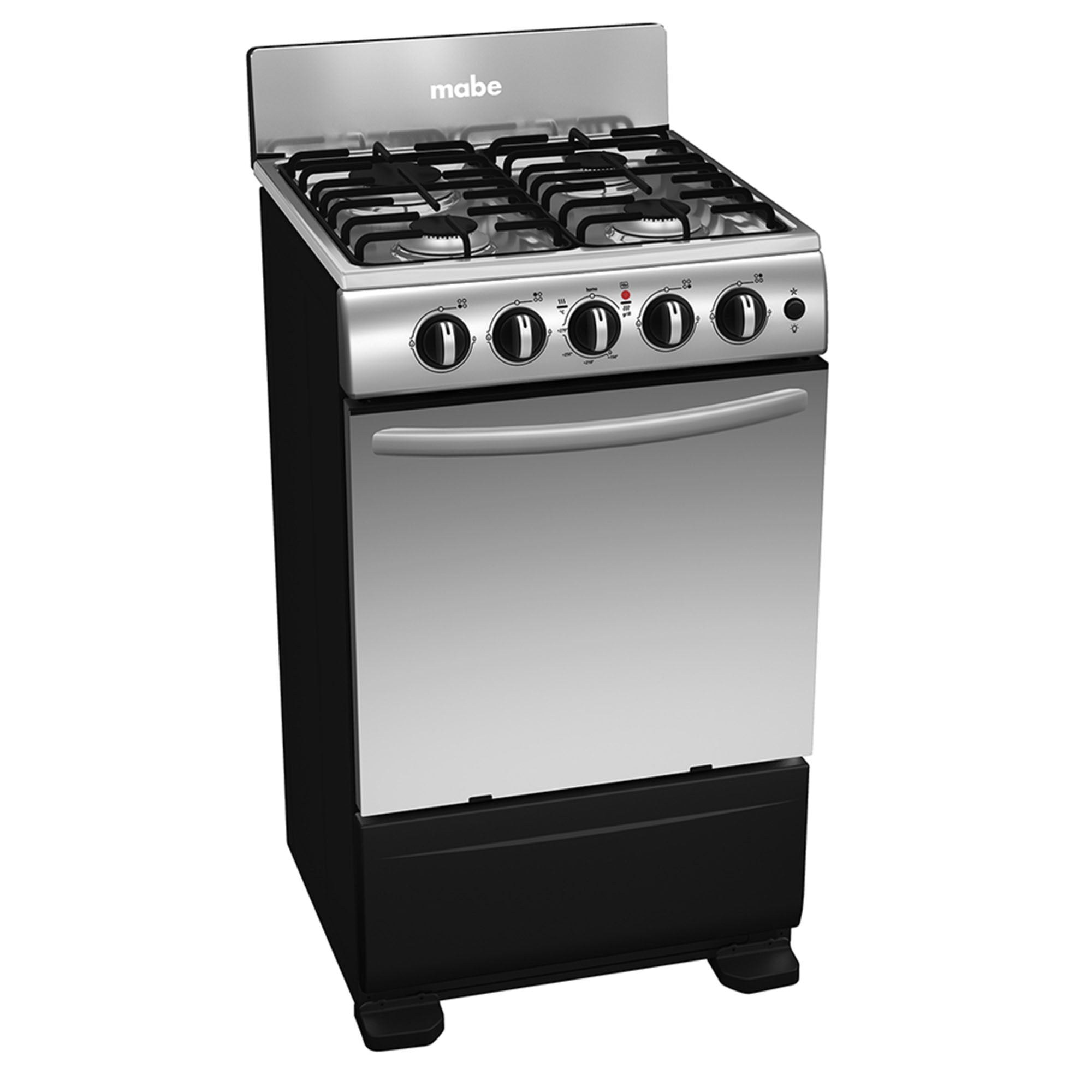 Estufa de piso a Gas 52 cm Inoxidable Mabe EMC5150SNX0