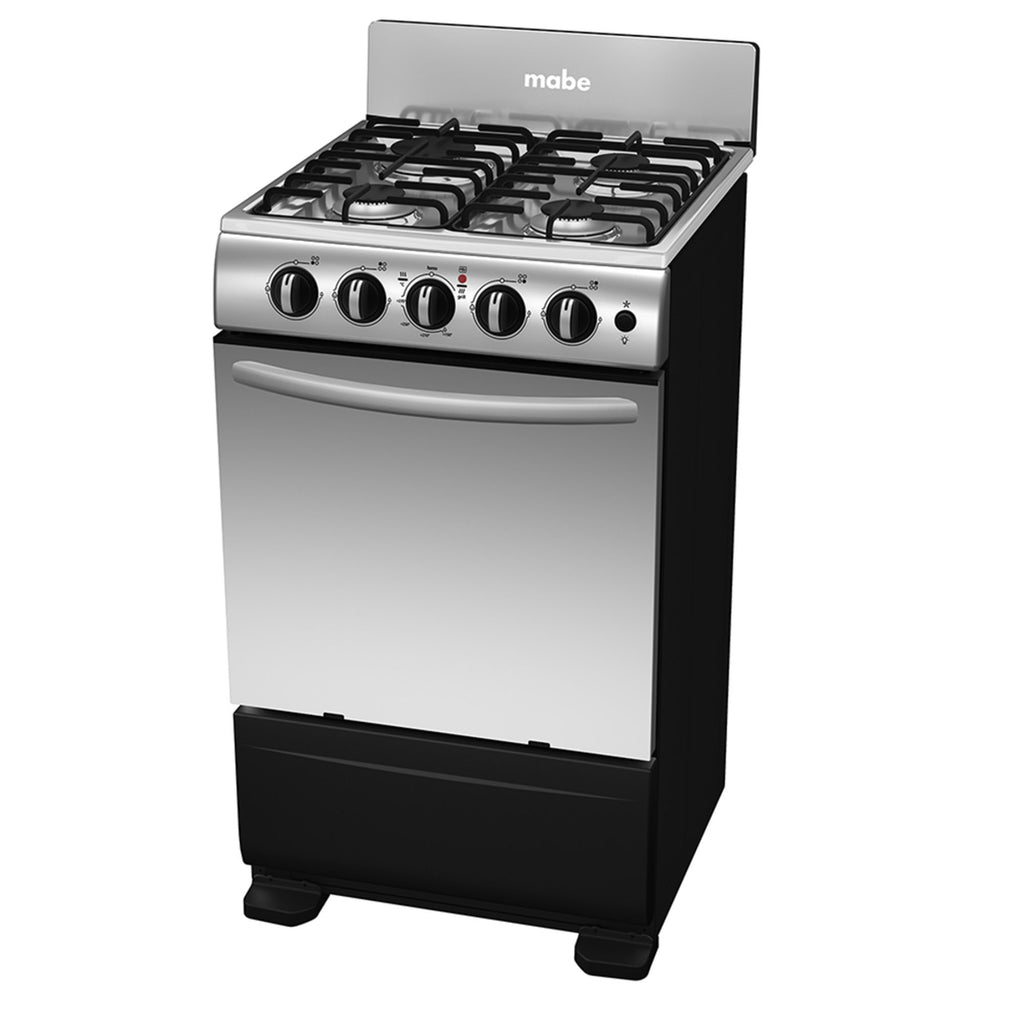 Estufa de piso a Gas 52 cm Inoxidable Mabe EMC5150SNX0