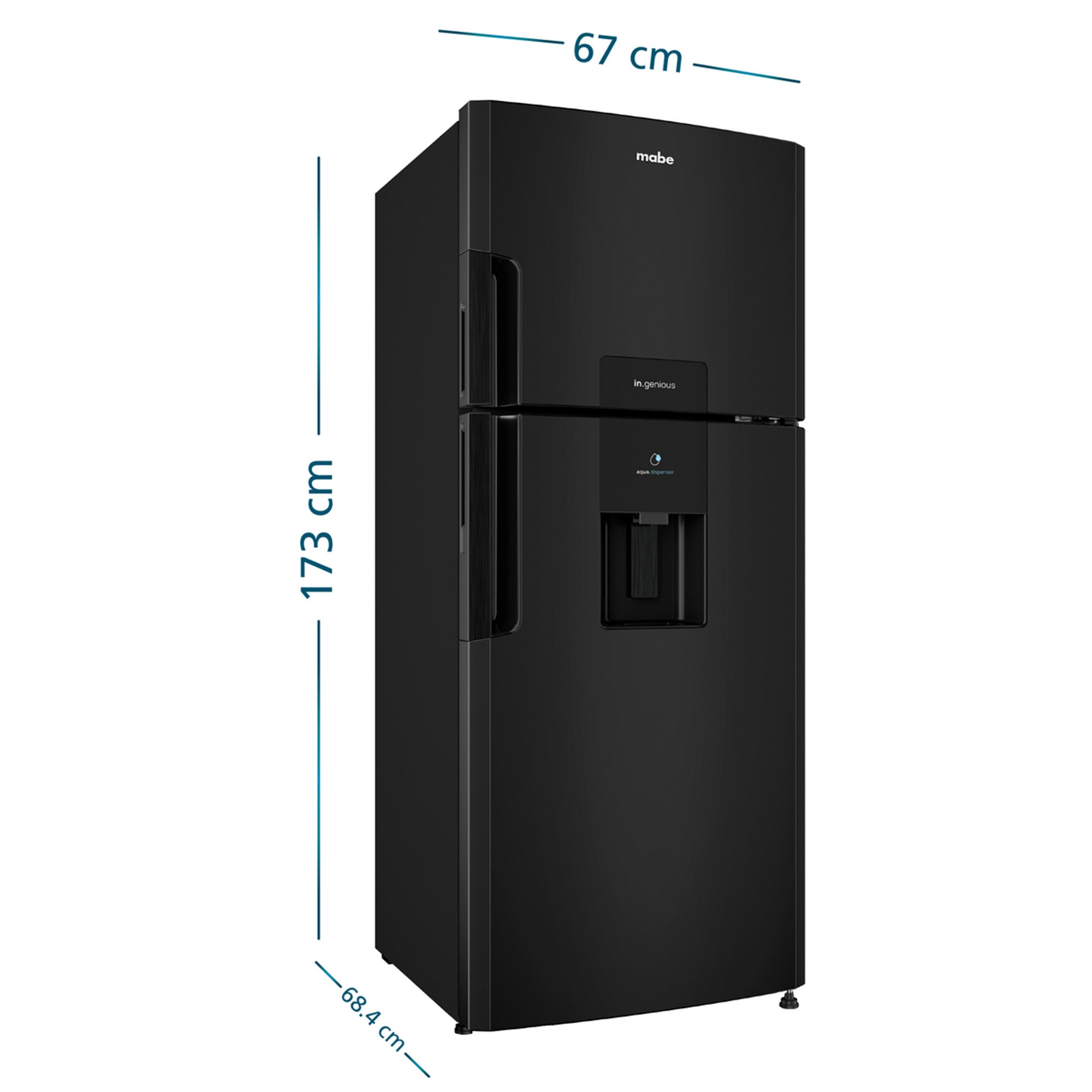 Nevera No Frost 415L Mabe RMP415GCG