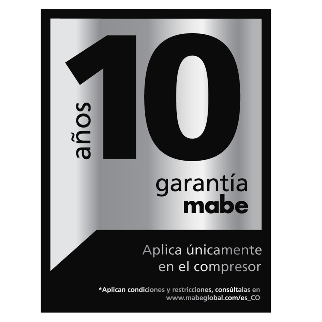 Nevera No Frost 422L Black Steel Mabe RMS400IBBQP0