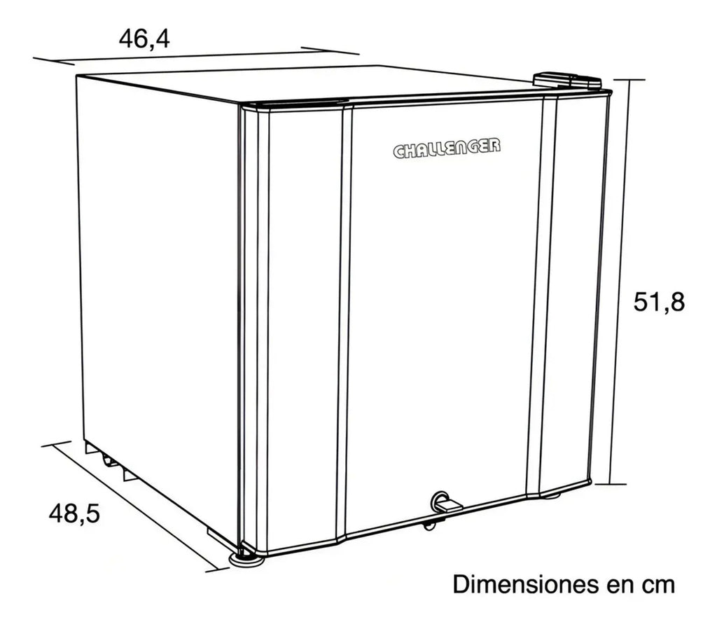 Minibar 50.5L Gris Challenger CR-086