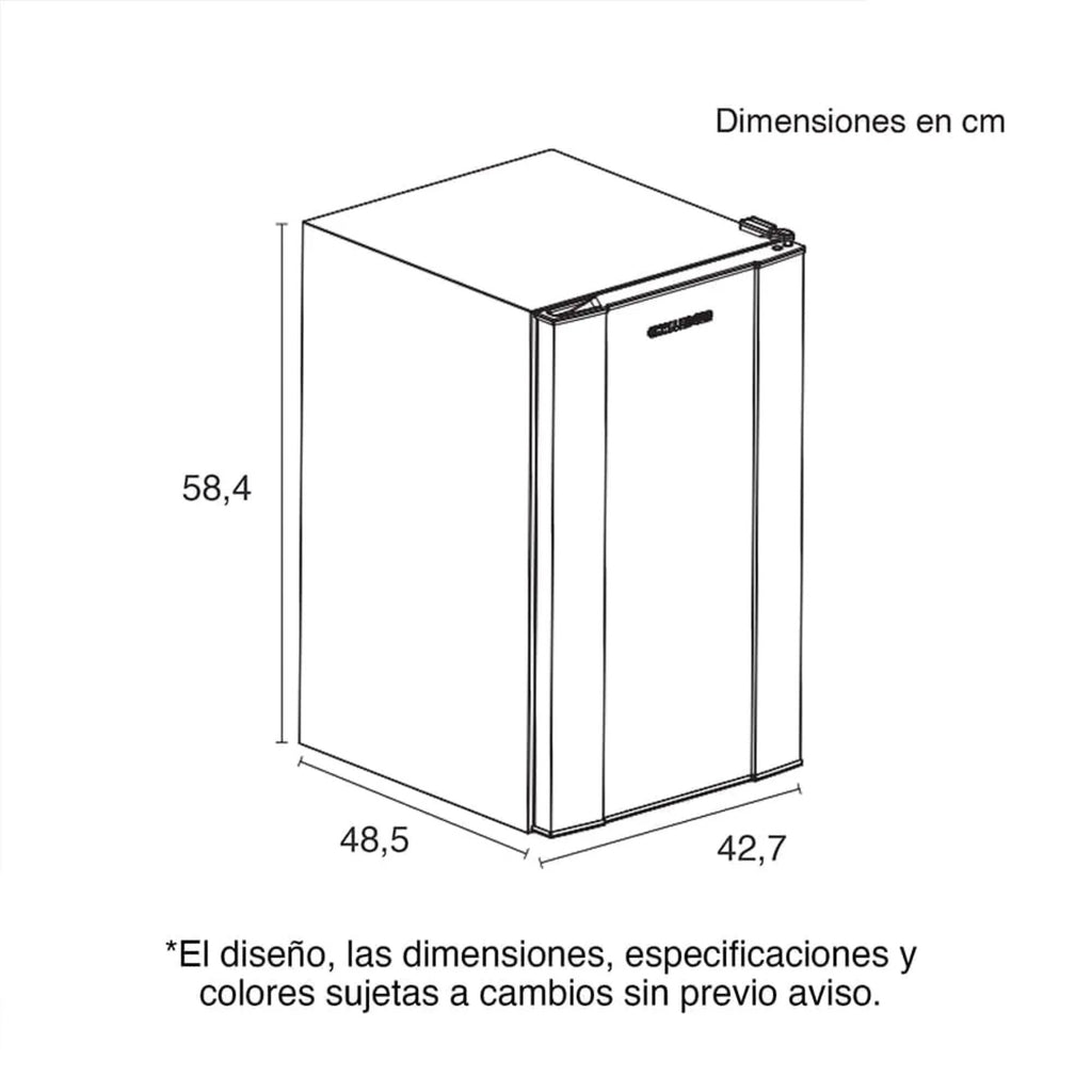 Minibar 50L Gris Challenger CR-050