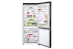 Nevera Bottom Freezer No Frost 420L Negro Mate LG GB41WPT.AMCCCLM