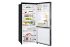 Nevera Bottom Freezer No Frost 420L Negro Mate LG GB41WPT.AMCCCLM
