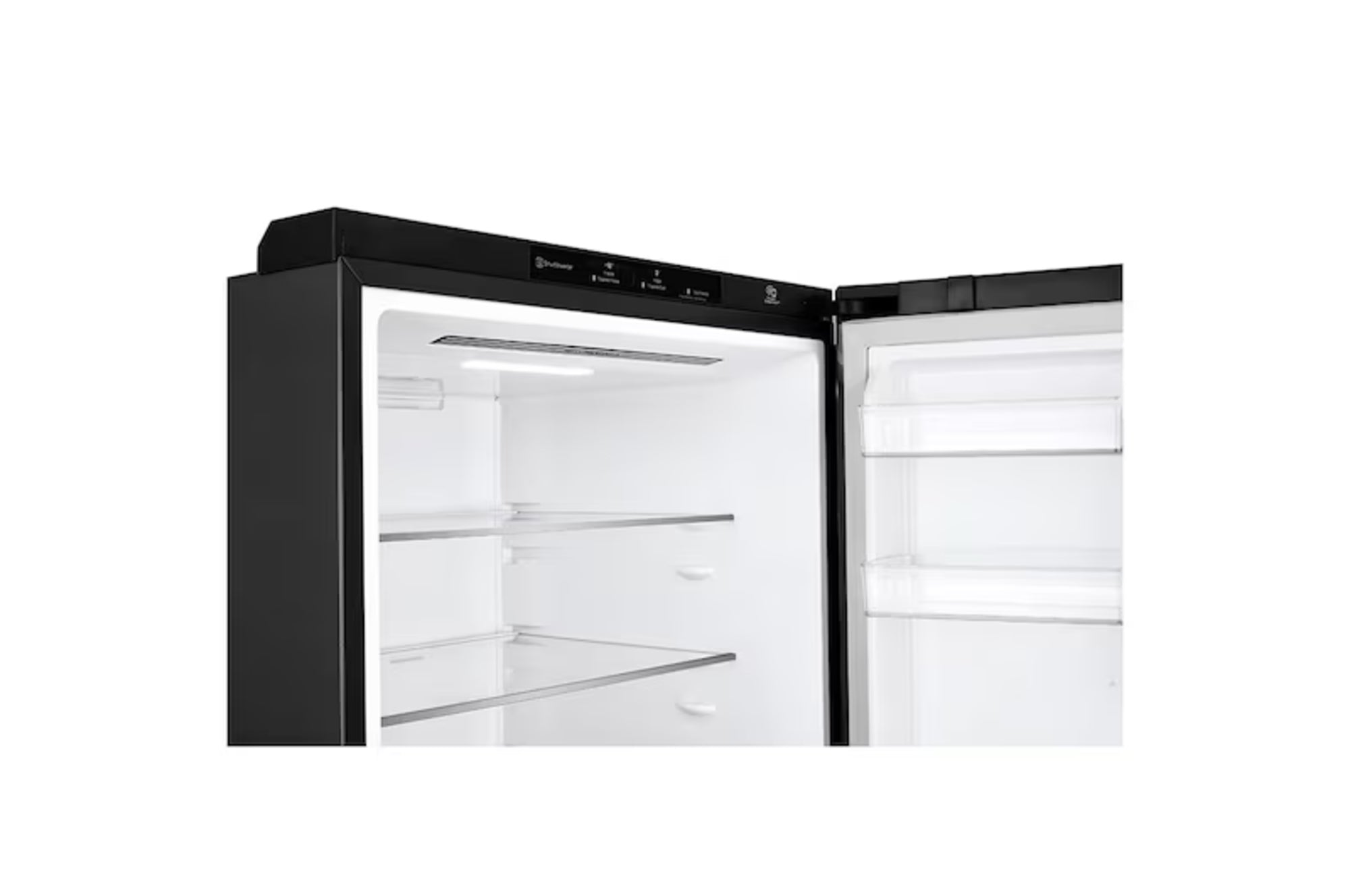 Nevera Bottom Freezer No Frost 420L Negro Mate LG GB41WPT.AMCCCLM