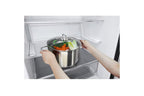 Nevera Bottom Freezer No Frost 420L Negro Mate LG GB41WPT.AMCCCLM