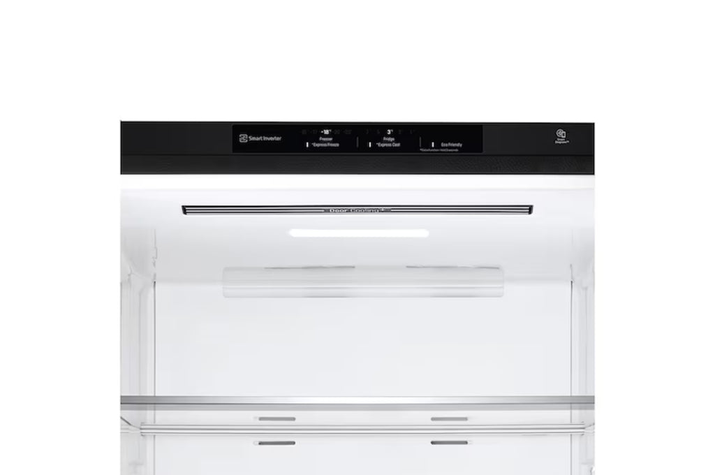 Nevera Bottom Freezer No Frost 420L Negro Mate LG GB41WPT.AMCCCLM