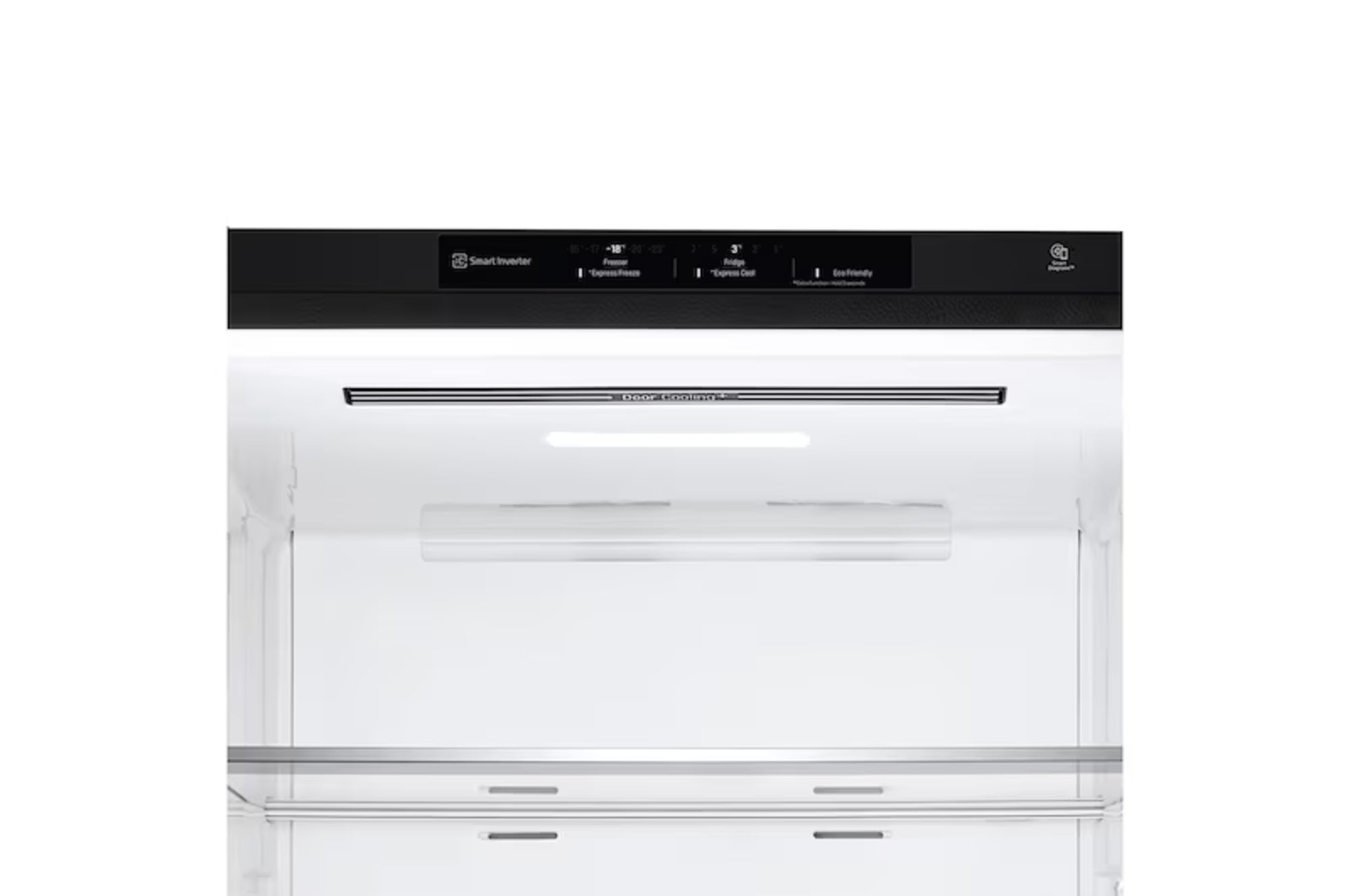 Nevera Bottom Freezer No Frost 420L Negro Mate LG GB41WPT.AMCCCLM