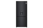 Nevera Bottom Freezer No Frost 420L Negro Mate LG GB41WPT.AMCCCLM