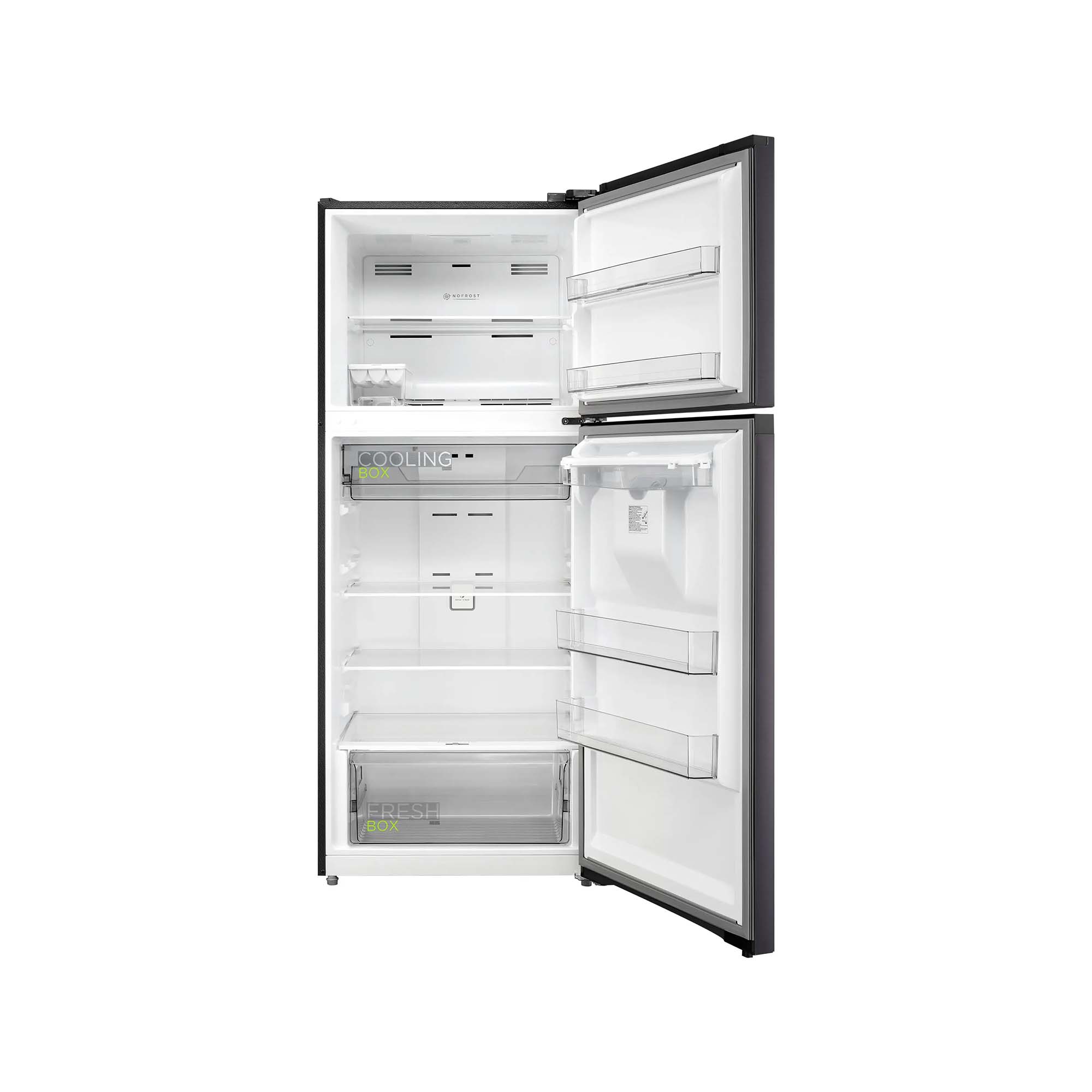 Nevera Inverter Quattro Jazz Black 409 L Midea MDRT580MTM28COD