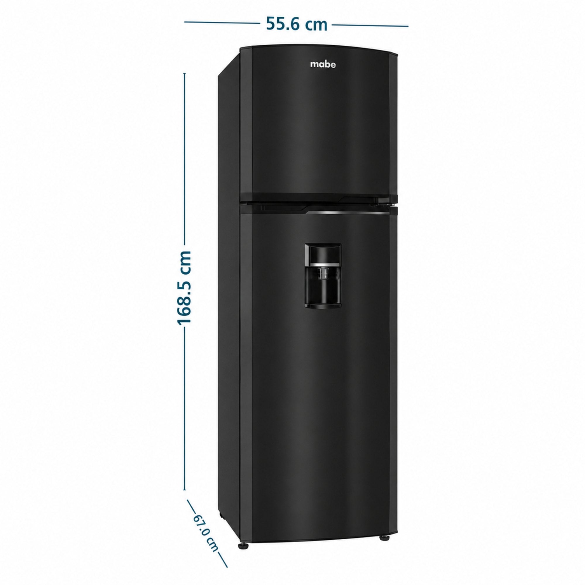 Nevera No Frost 267L Grafito Mabe RMA267PHCG