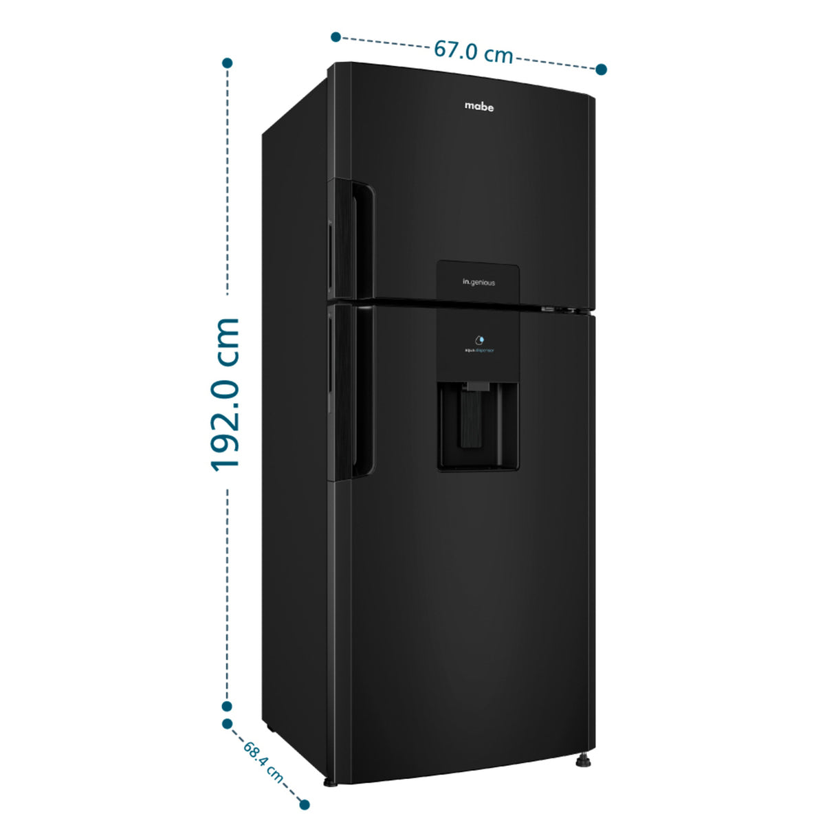 Nevera No Frost 470L Grafito Mabe RMP470YCG