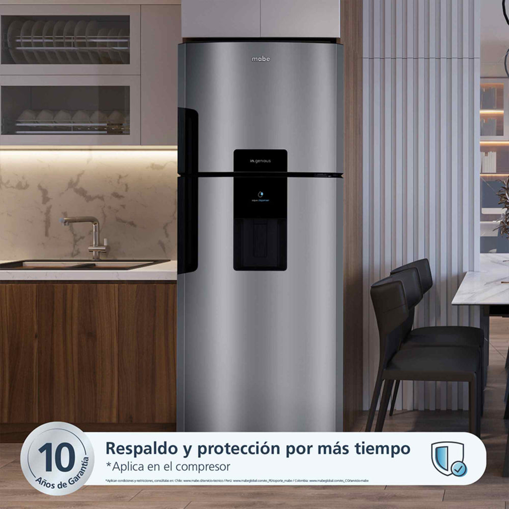 Nevera No Frost 470L Inox Mabe RMP470YCU