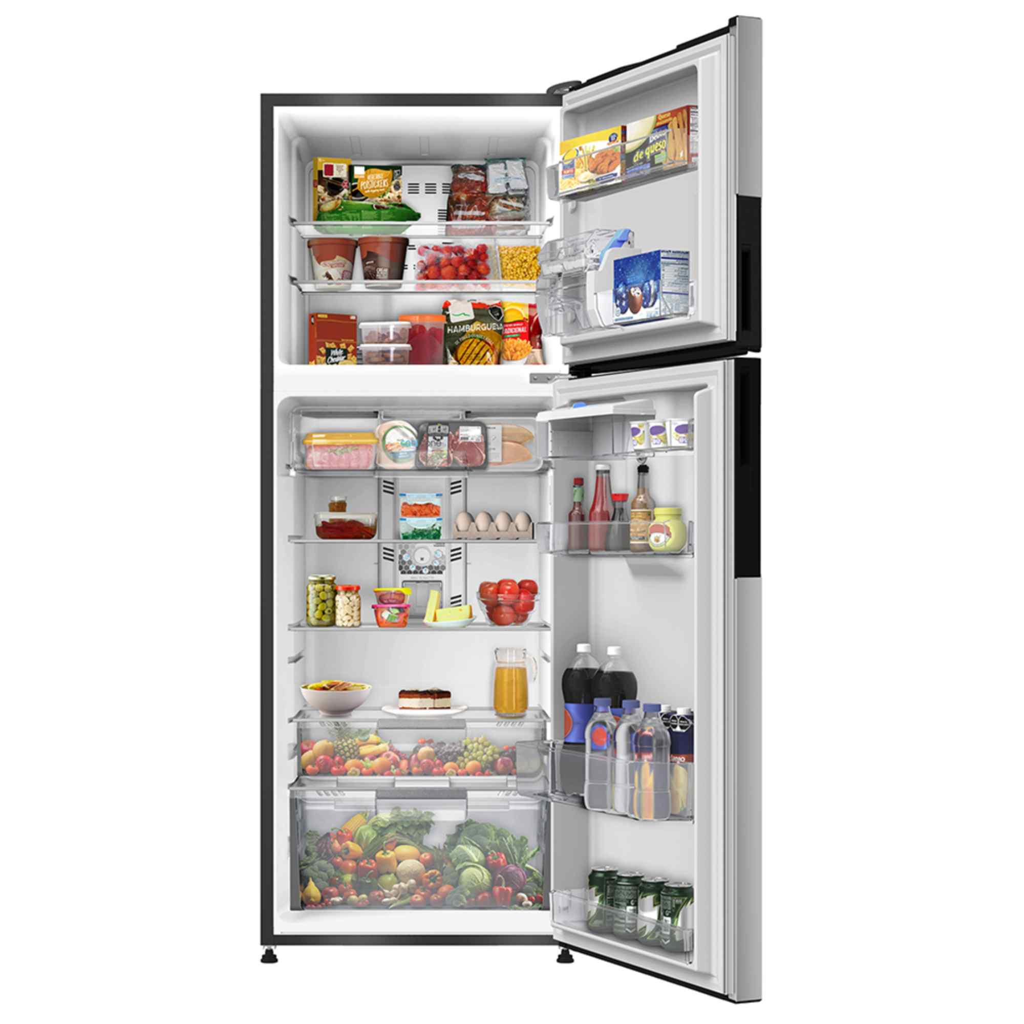 Nevera No Frost 470L Inox Mabe RMP470YCU
